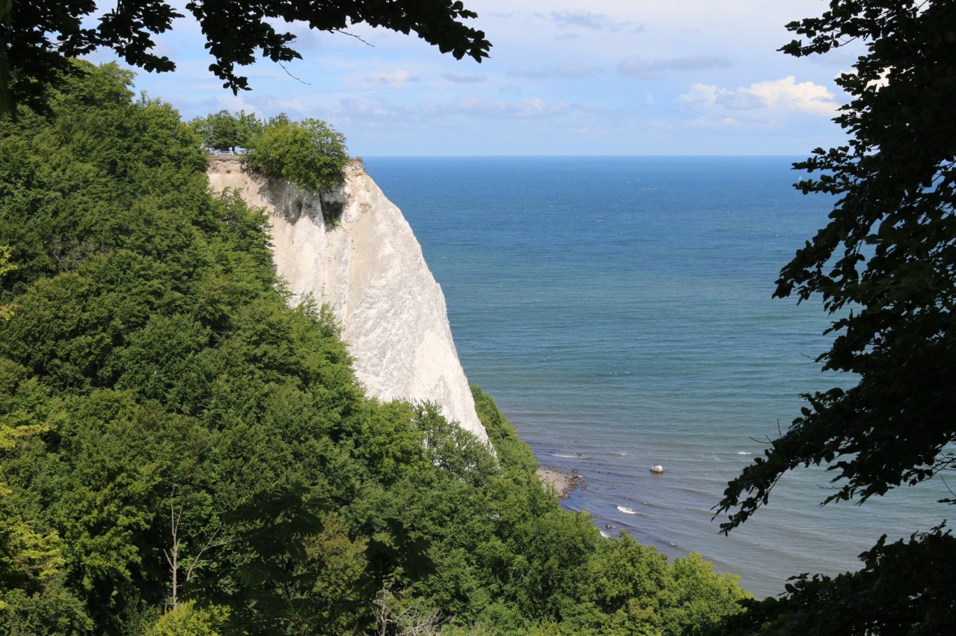 Rügen - Kreidefelsen Königsstuhl Weißer Kreidefelsen Königsstuhl auf der Insel Rügen